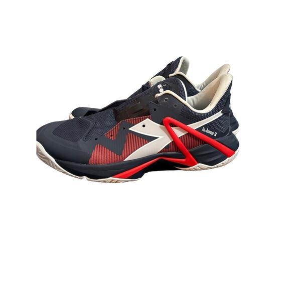 Diadora Men\'s B.Icon 2 Clay Tennis Shoes Blue Corsair And White Lace Up Size 9 main image 4